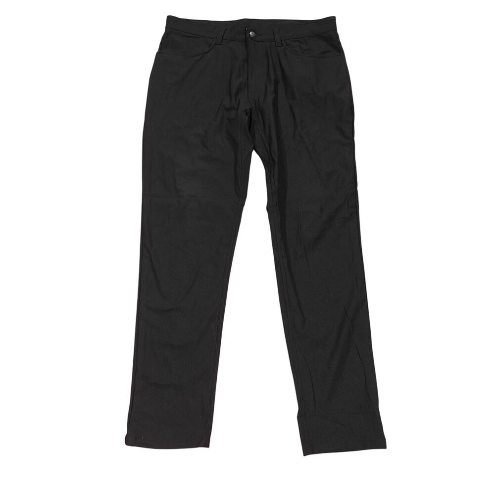 Burnside Black Modern Fit Everywhere Tech Pants Mens 33
